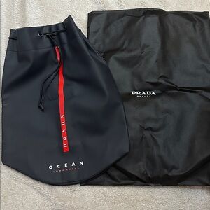 Prada Ocean Luna Rossa Sailing Pouch,New
